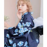 10.紺碧の椿よせ | 浴衣 セット レディース | Dita