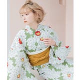 8.若草色の菊重ね | 浴衣 セット レディース | Dita