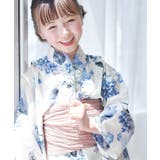 7.湊色の水彩紫陽花(kids) | キッズ浴衣 子供 3点セット | Dita