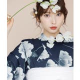 6.夢幻月光藍 | 浴衣 セパレート ワンピース | Dita