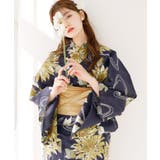 夏色の向日葵しらべ(藍) | 浴衣 セット レディース | Dita