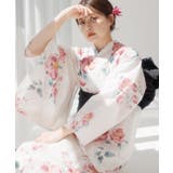 はんなり水彩椿(朱) | 浴衣 セット レディース | Dita