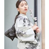1.夏色の向日葵しらべ(墨色) | 浴衣 セット レディース | Dita