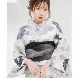 1.如月の椿(墨色) | 浴衣 セット レディース | Dita