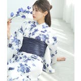 17.花紺青色の泡沫しらべ | 浴衣 セット セパレート | Dita