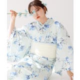 4.水彩の雪月花 | 浴衣 セット セパレート | Dita