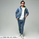 CavariA ジャガードロゴテープ貼付けカットデニムパンツ スウェットパンツ | SILVER BULLET | 詳細画像10