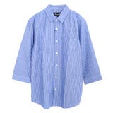 NAVY STRIPE(ネイビーストライプ) | シャツ メンズ 7分袖 | SILVER BULLET