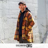 ORG(オレンジ) | ネルシャツ メンズ チェックシャツ | SILVER BULLET