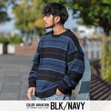 BLK/NAVY(ブラック/ネイビー) | ニット メンズ セーター | SILVER BULLET