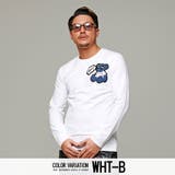 02(WHT-B/ホワイト-B) | Tシャツ メンズ 長袖 | SILVER BULLET