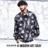 41(MODERNART GRAY) | シャツ メンズ ブランド | SILVER BULLET