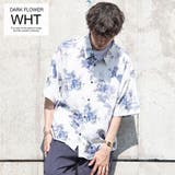 1(DARK FLOWER WHT) | シャツ メンズ おしゃれ | SILVER BULLET