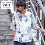 19(BUTTERFLY WHT) | シャツ メンズ おしゃれ | SILVER BULLET