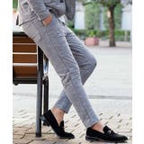 90(BLK/ブラック) | アンクルパンツ メンズ CavariA【キャバリア】スラブ杢アンクルパンツ | SILVER BULLET