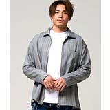 GRY(グレー) | ジャケット メンズ VICCIストライプ柄長袖ジャケット | SILVER BULLET