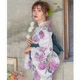 2.京藤色の菊重ね | 浴衣 セット レディース | Dita