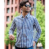 NAVY STRIPE(ネイビーストライプ) | シャツ メンズ 長袖 | SILVER BULLET