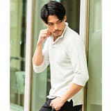 WHT×GRY(ホワイト×グレー) | ポロシャツ メンズ 7分袖 | SILVER BULLET