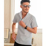 WHT×GRY(ホワイト×グレー) | ポロシャツ メンズ 半袖 | SILVER BULLET