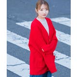 09(RED/レッド) | カーディガン メンズ 大きいサイズ | SILVER BULLET