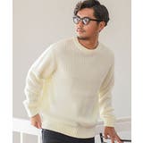 WHT(ホワイト) | ニット メンズ ワッフルニット | SILVER BULLET