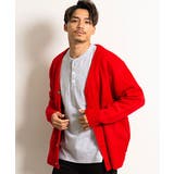 6(RED/レッド) | カーディガン メンズ ニット | SILVER BULLET