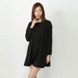 チョーク ストライプ柄 クレリックワンピース | s.i.p | 詳細画像1 