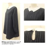 チョーク ストライプ柄 クレリックワンピース | s.i.p | 詳細画像8 