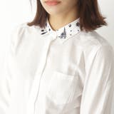 綿ビエラ衿刺繍ベーシックシャツ選べる！7色 シンプル シャツ | s.i.p | 詳細画像3 
