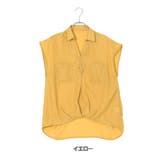 ネックレス付Eビエラフレンチスリーブスキッパータックブラウス/シャツ | s.i.p | 詳細画像10
