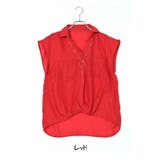 ネックレス付Eビエラフレンチスリーブスキッパータックブラウス/シャツ | s.i.p | 詳細画像11