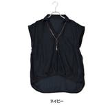 ネックレス付Eビエラフレンチスリーブスキッパータックブラウス/シャツ | s.i.p | 詳細画像12