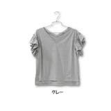 天竺TioTio加工袖フリルギャザーTOPS/カットソー | s.i.p | 詳細画像10
