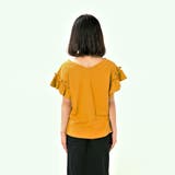 天竺TioTio加工袖フリルギャザーTOPS/カットソー | s.i.p | 詳細画像5