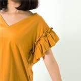 天竺TioTio加工袖フリルギャザーTOPS/カットソー | s.i.p | 詳細画像7