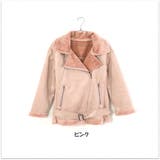 フェイクムートンライダースブルゾンコート | s.i.p | 詳細画像11