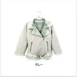 フェイクムートンライダースブルゾンコート | s.i.p | 詳細画像9