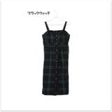 起毛チェック前ボタンジャンバースカート/ワンピース | s.i.p | 詳細画像11