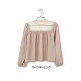 シフォントドットチュール切替プチハイプルオーバー/ブラウス | s.i.p | 詳細画像11
