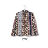 パッチワーク風シャーリングプチハイプルオーバー/ブラウス | s.i.p | 詳細画像10 