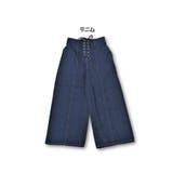 ツイル、デニムウエストレースアップパンツ | s.i.p | 詳細画像11