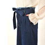 10ozデニム共ベルト付きカットオフワイドパンツ | s.i.p | 詳細画像6