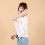 袖刺繍Tシャツ/カットソー | s.i.p | 詳細画像5