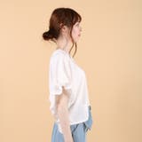 袖刺繍Tシャツ/カットソー | s.i.p | 詳細画像6