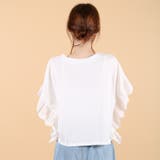 袖刺繍Tシャツ/カットソー | s.i.p | 詳細画像7