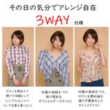 TCマドラスチェック3WAYシャツ/ノースリ | s.i.p | 詳細画像4