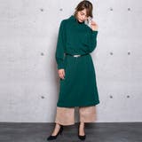 グリーン | TC裏起毛プチハイワンピース | s.i.p