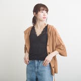 モカ | TR楊柳ウエストドロストドロップショルダーフードブルゾン/ブラウス | s.i.p