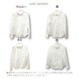 綿ビエラ衿刺繍シャツ ブラウス | s.i.p | 詳細画像6